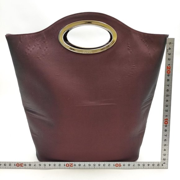 Auth Gucci Hand Bag Bordeaux Nylon #43614G31 - Picture 2 of 9